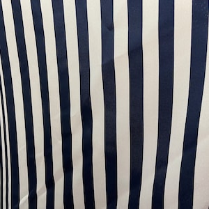 Navy blue striped Mikado zibeline prom dress wedding dress skirt shirt pants and much more made in Italy