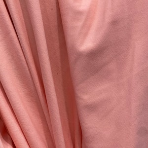 Peach PONTE  de roma Jersey knit made in Spain