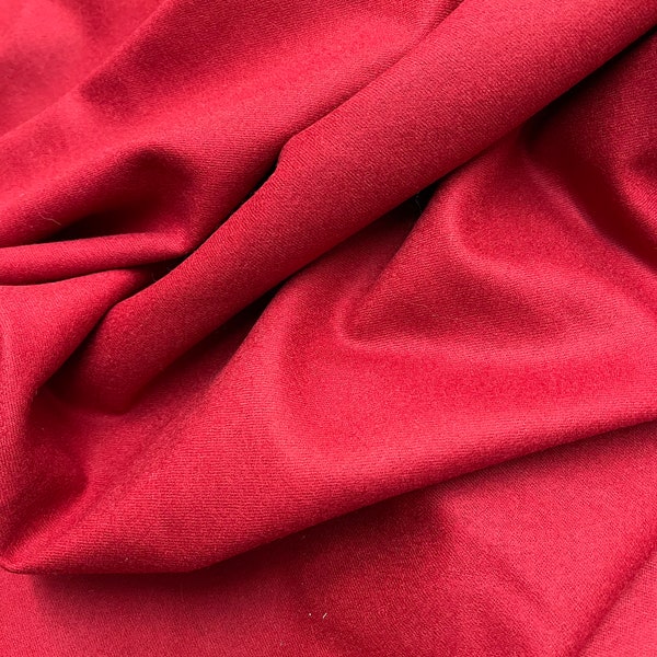 12 onc Wine red Worsted flannel wool suiting  designer fabrics