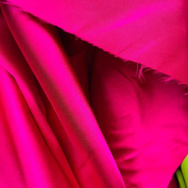 Fuchsia satin mikado zibeline prom wedding prom suit skirt pants shirt pillow cover and much more Made in Italy