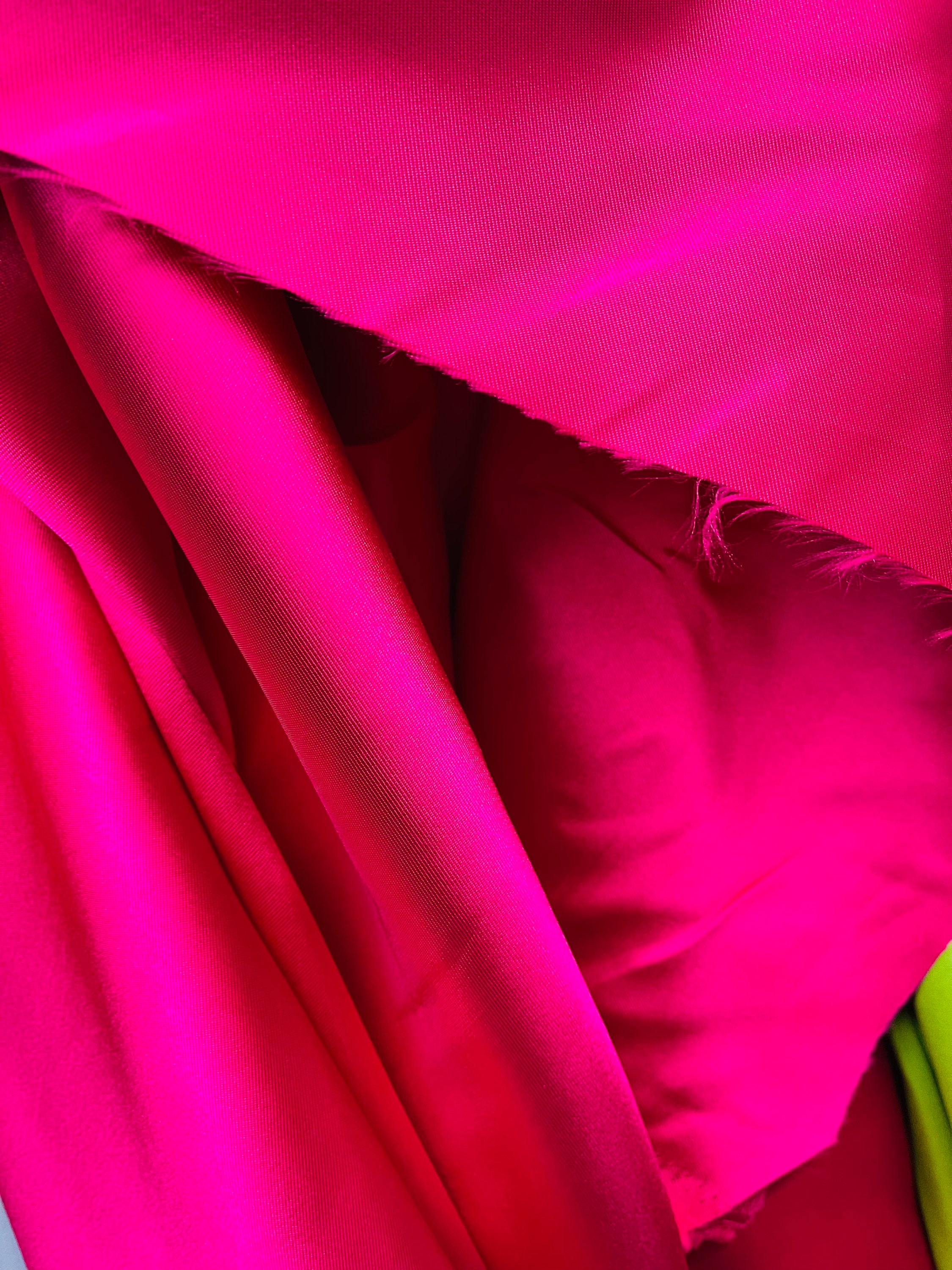 Fuchsia satin mikado zibeline prom wedding prom suit skirt pants shirt pillow cover and much more Made in Italy