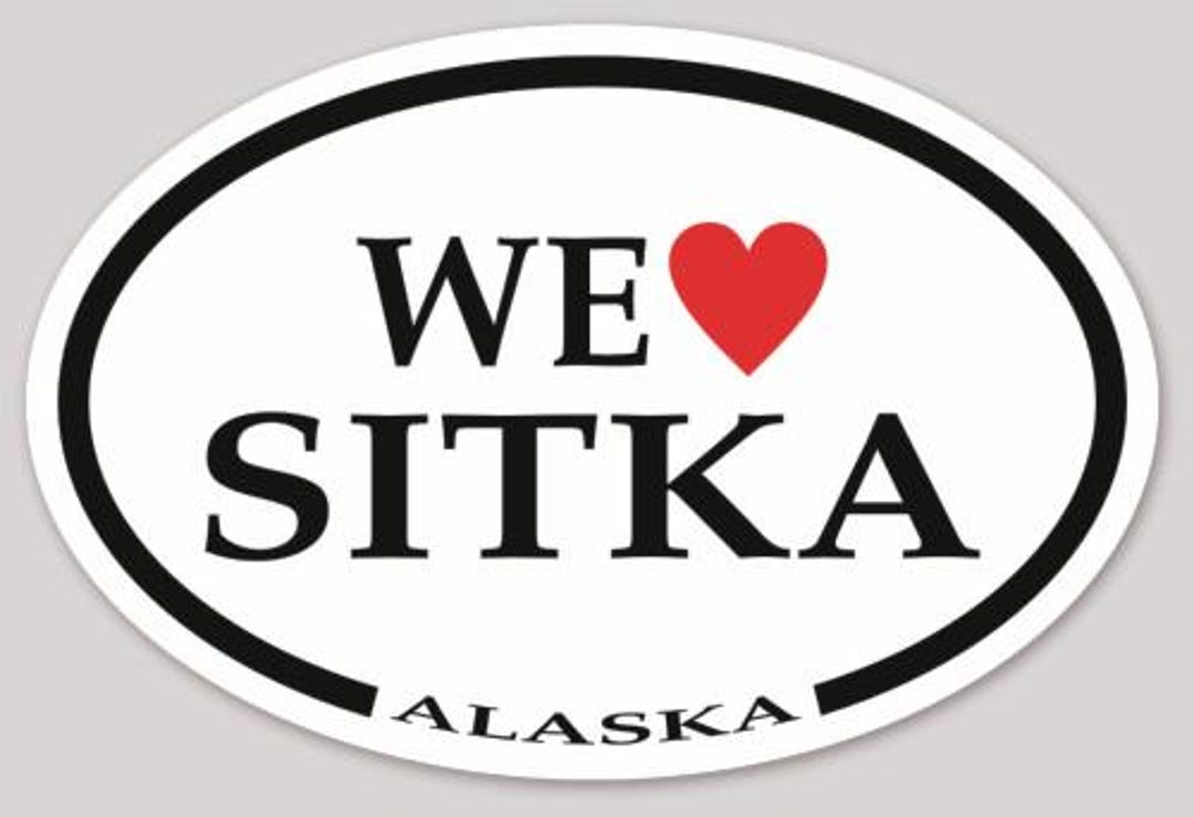 Sitka Sticker For Computer WE Love Sitka Alaska Waterproof Car Sticker - Etsy