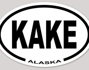 Kake Alaska Waterproof Car Sticker