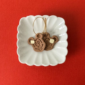 Waffle Magic Mouse Dangles || Mickey Waffle Inspired Dangle Earrings || Disney Land World Bound