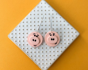 Piggy Bank Dangle Earrings || Inspired by Hamm || Disney Land World Bound ||