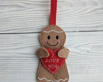 I Love You Gingerbread Person