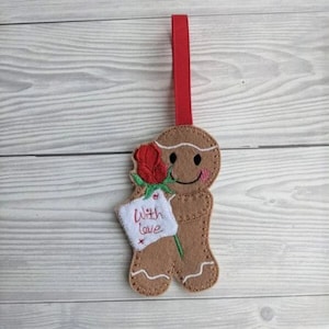 Valentines Gingerbread Person