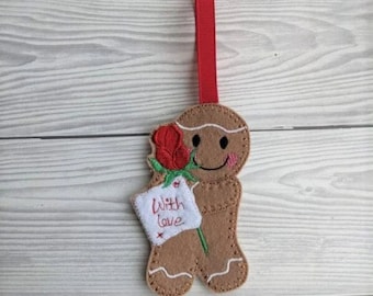 Valentines Gingerbread Person