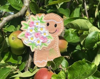 Say it with Flowers Gingerbread Person