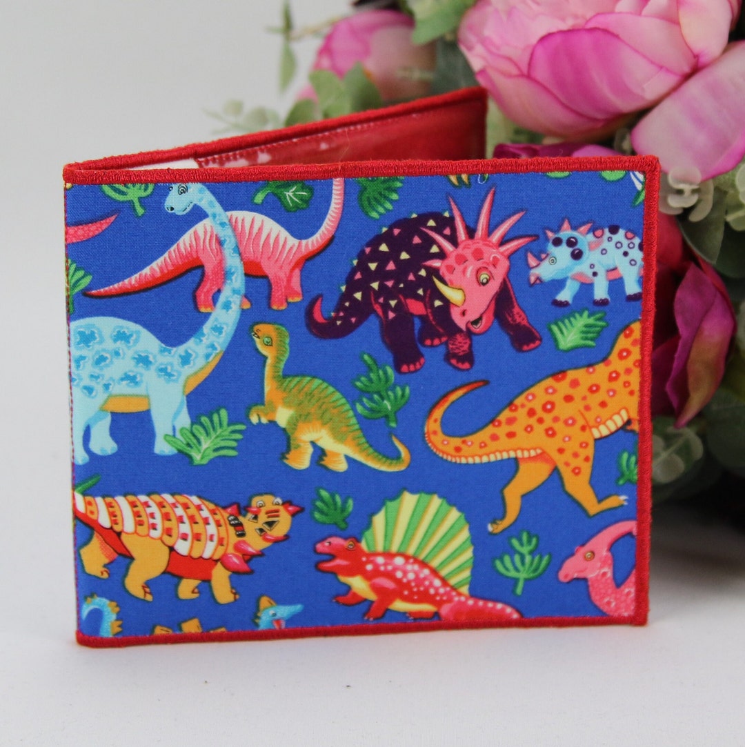 Blue Badge Parking Permit Holder With Cartoon Dinosaur Decoration