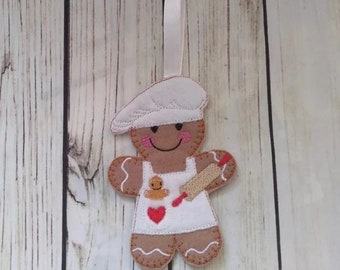 Baking Gingerbread Man