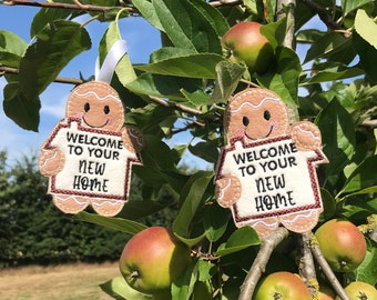 Welcome to your New Home Gingerbread Person