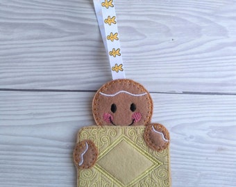 Custard Cream Gingerbread Man