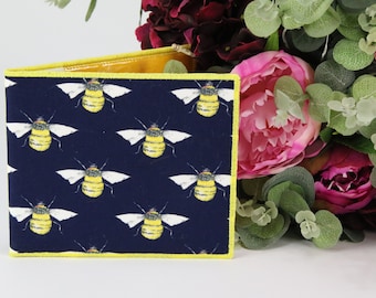 Blue Badge Parking Permit Holder with Honeybee  Bumble Bee Decoration -  Fun and Funky