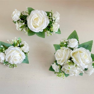 Flower cake topper Wedding cake decoration Romantic rose and faux greenery decoration for cake Wedding accessories Magaela Bridal cake Party