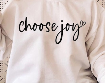 Choose Joy svg, Christian svg, Religious SVG, Easter SVG, Jesus Svg, Scripture svg, Silhouette Cut file, Cricut Svg, SVG Digital Download