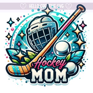 Hockey Mom Clipart, Ice Hockey PNG, Hockey Mom Png, Hockey Player Clipart, Ice Hockey, Sublimation Design, PNG Digital Download