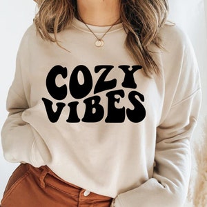 Cozy Vibes svg, Stay Cozy, Winter svg, Get Cozy svg, Cozy Christmas, Wavy Letters Svg, Silhouette Cut file, Cricut Svg, SVG Digital
