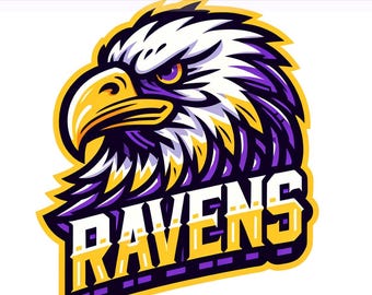 Ravens PNG, Mascot Png, Sport Png, Game Day Png, Football Png, Retro Png, Sublimation Design, PNG Digital Download PNG