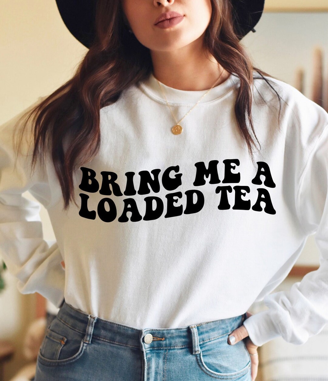 Loaded Tea SVG, Loaded Tea Junkie, Loaded Tea Lover, Svg Cut File, Wavy