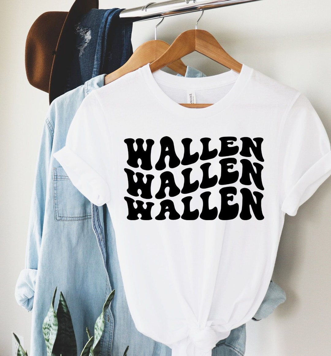 Wallen Svg, Western Svg, Rodeo Svg, Cowboy Svg, Cowgirl, Wavy Letters ...
