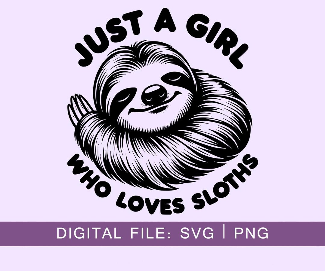 Couverture Polaire Just Girl Who Loves Sloths – 152,4 X 203,2 Cm (L), Pour Adulte, Lit Twin, Ultra Douce, Cadeau Fille/femme