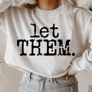 Let Them Design, Zitat, Typografie, Retro Schreibmaschine, Distressed Design, Sublimation DTF Design, PNG Digital Download