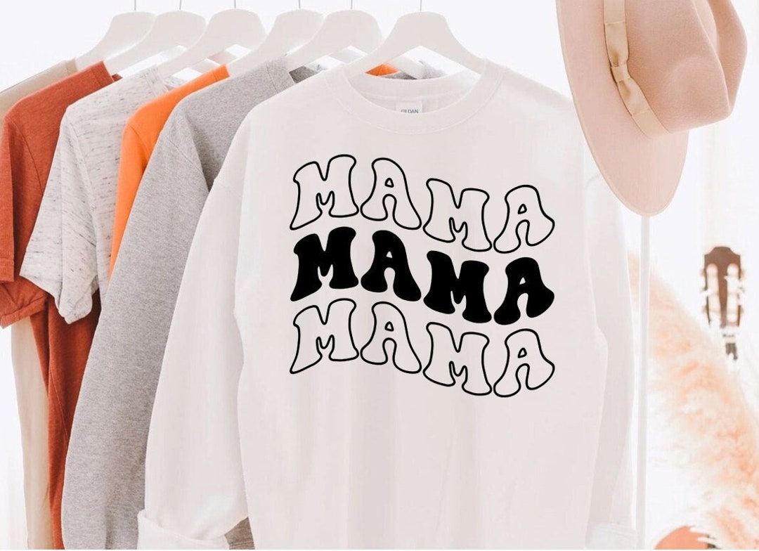 Mama SVG, Mama Outline, Mama Vibes SVG, Mom Svg, Svg Cut File, Wavy ...