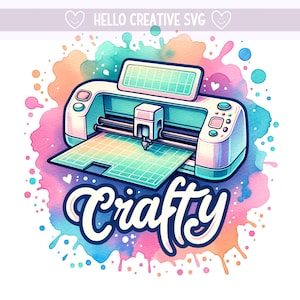 Elaboración de imágenes prediseñadas PNG, Happy Crafter png, Craft Love PNG, Crafty Machine png, Diseño de sublimación, Descarga digital PNG