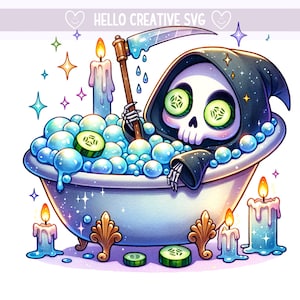Riposa in pace PNG, Clipart Grim Reaper, PNG scheletro sarcastico, Png sarcastico, PNG spettrale, Design di sublimazione, Download digitale PNG