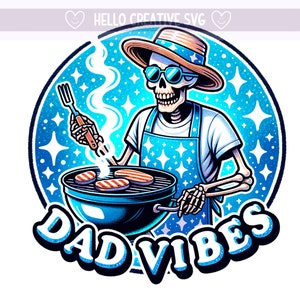 Dad Vibes PNG, Dad Joke Clipart, Snarky skelet Png, Sarcastische Png, Dad PNG, Sublimatie Design, PNG Digitale Download