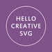 Hello Creative SVG
