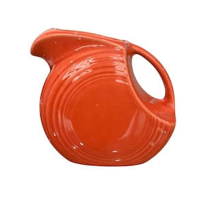 Fiesta Pitcher Vintage Poppy Color Large Pitcher