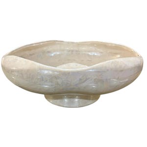 McCoy Pottery Cascade Line Centerpiece Iridescent Art Deco Vintage Mother of Pearl Pottery