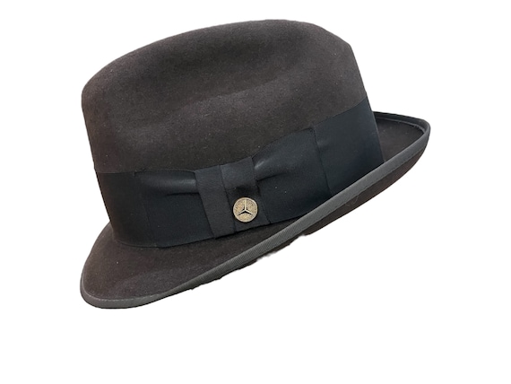 Fedora Hat Portis Supreme Swan's Down Finish Size 7 1/8 Men's