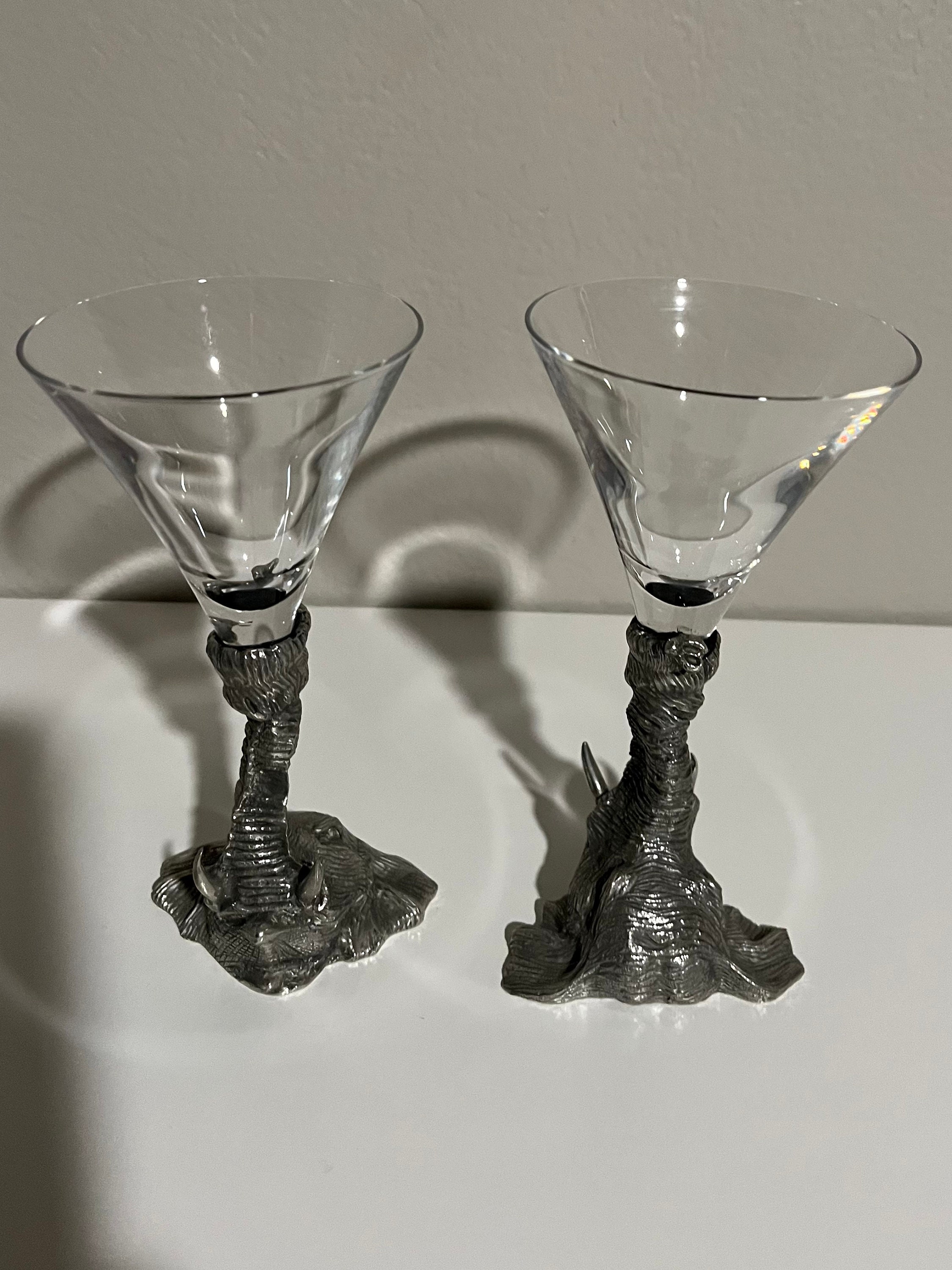 Skeleton Martini Glass