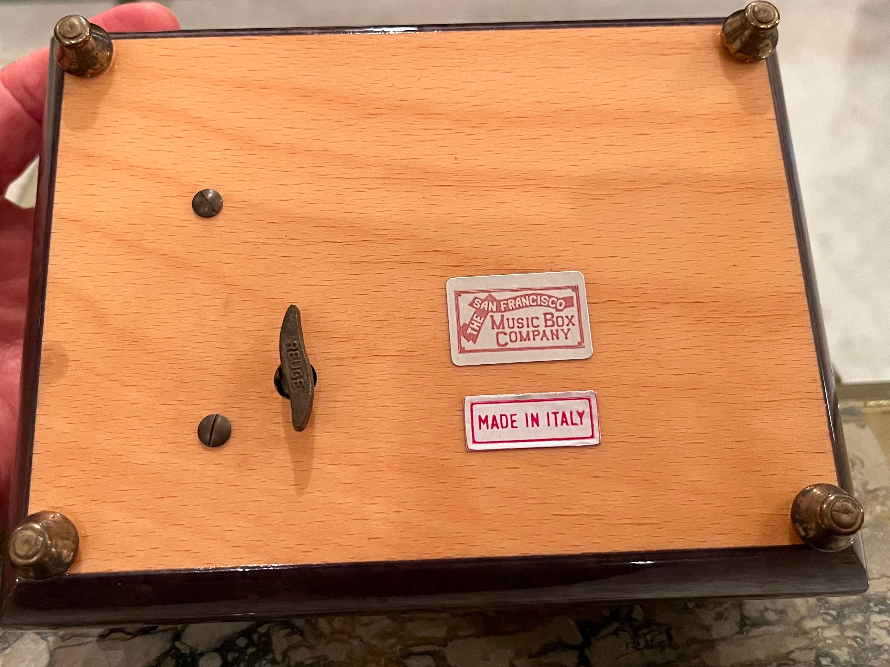 Vintage Italian San Francisco Music Box Company / Reuge Music Etsy