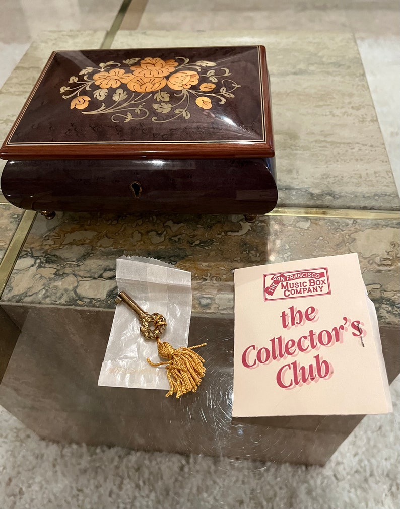 Vintage Italian San Francisco Music Box Company / Reuge Music Etsy