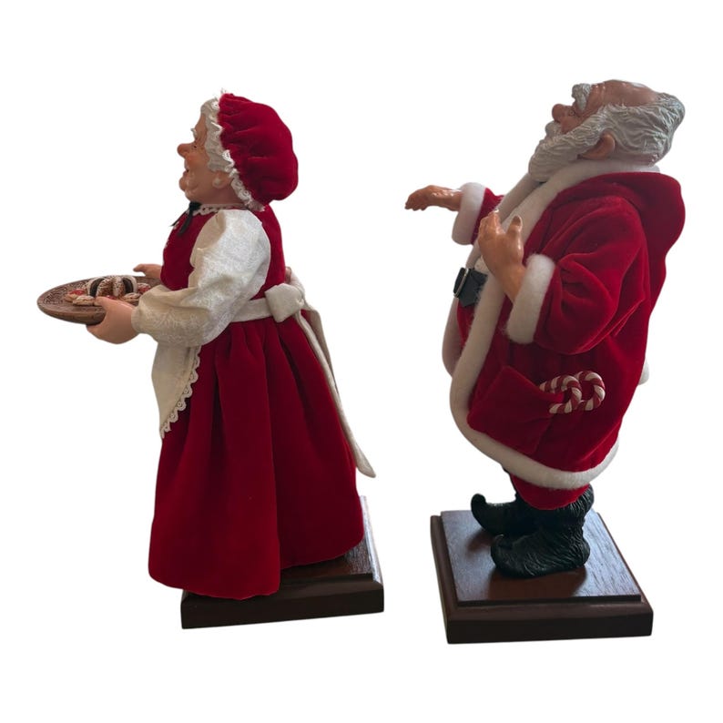 Simpich Santas Old Nick & Mrs Nick Numbered 1987 Rare Set of 1500 ...