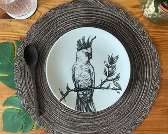 Cockatoo Plate - The BirdLife Collection