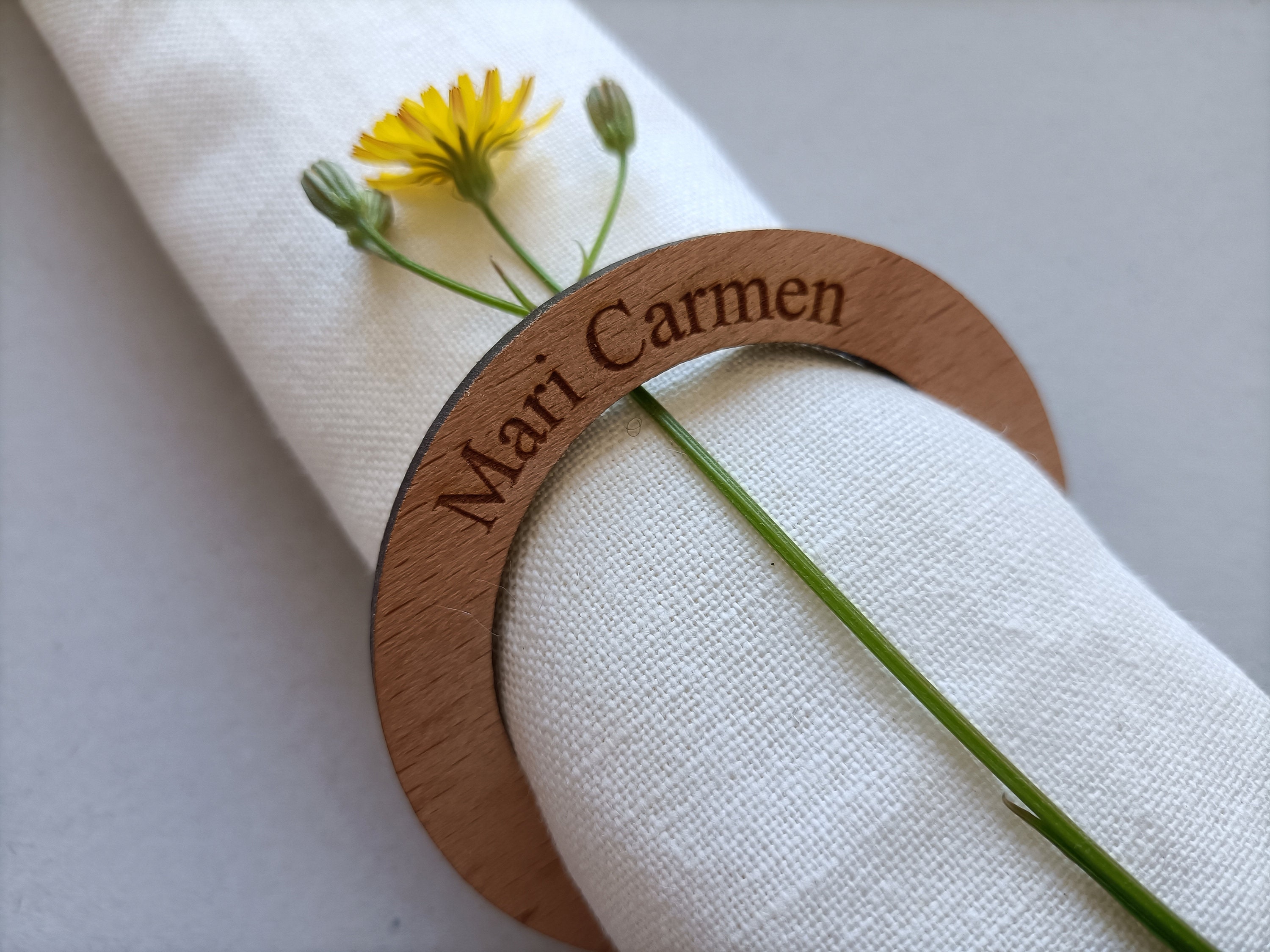 Personalised Napkin Rings Etsy UK