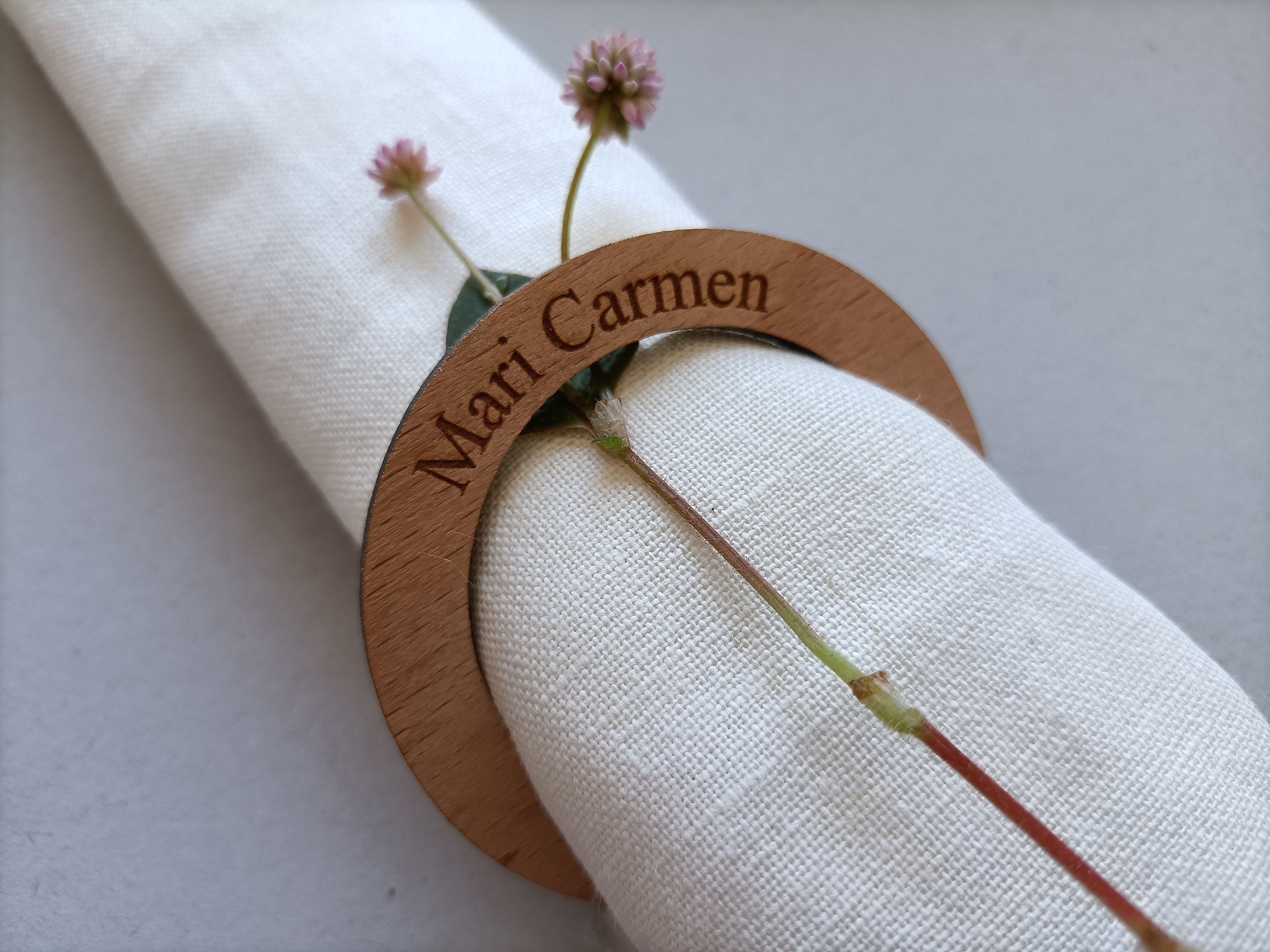 Personalised Napkin Rings Etsy UK