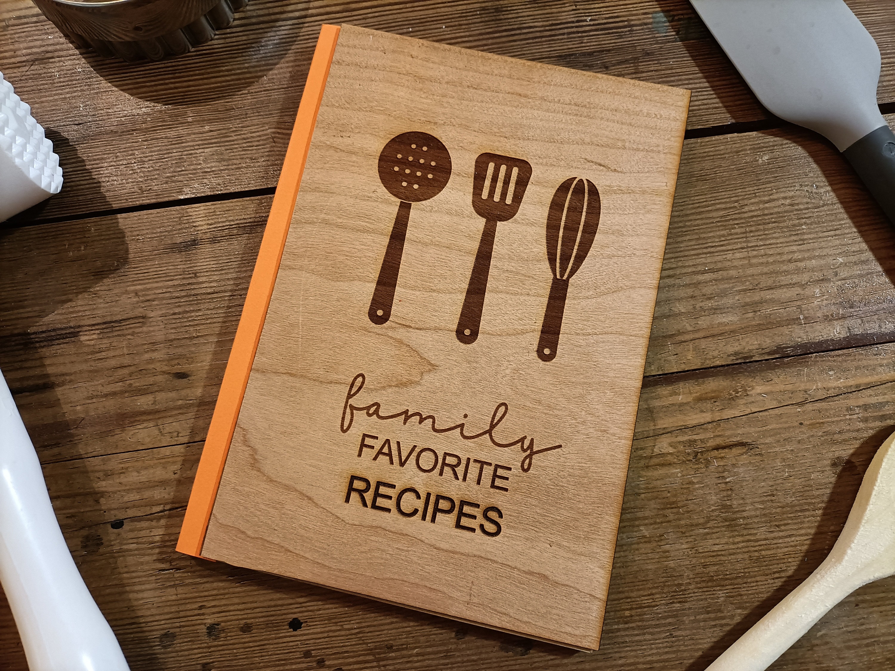 Notebook, Personalised Recipe Book, Recipe Scrapbook, Food Journal