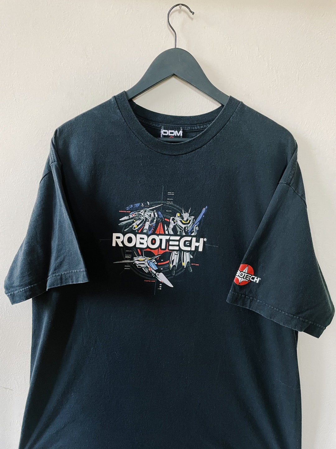 Vintage 90's Robotech ODM T-shirt Black - Etsy