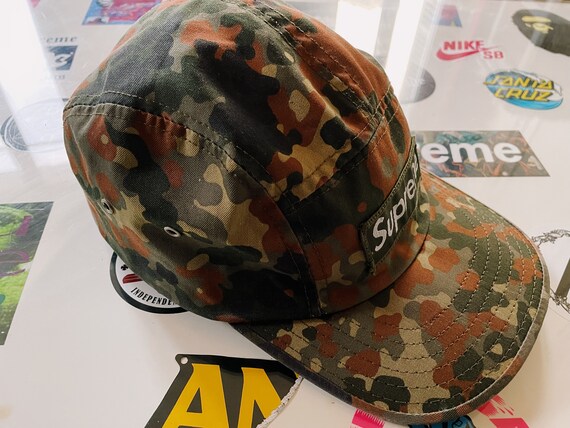 Vintage Supreme 2001 Painted Camo Camp Cap - Etsy Canada Vintage Supreme 2001 Painted Camo Camp Cap - Etsy Canada