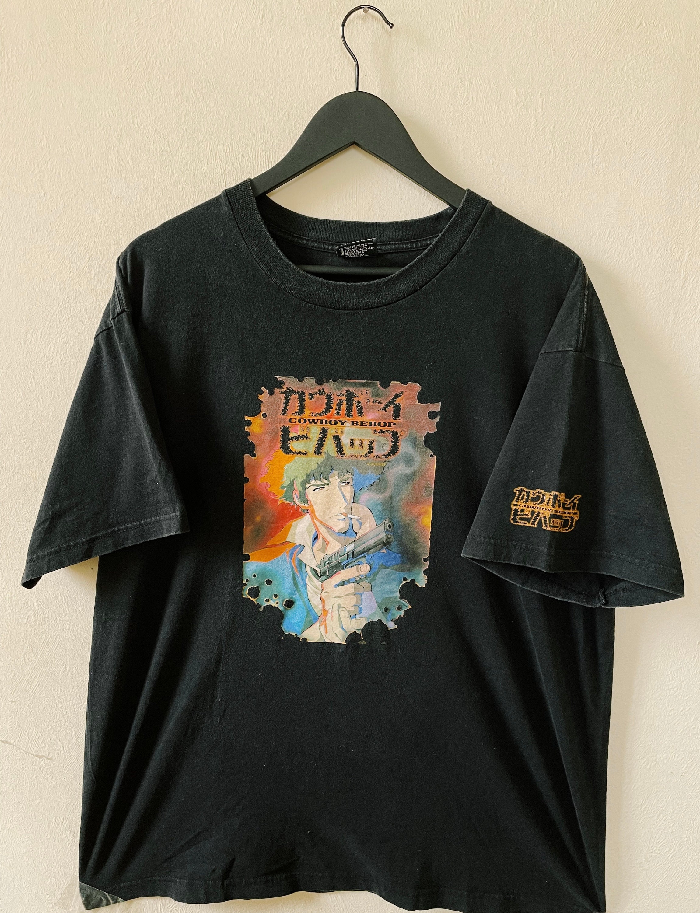 Vintage 90s Cowboy Bebop Spike Spiegel ODM T-shirt Black - Etsy