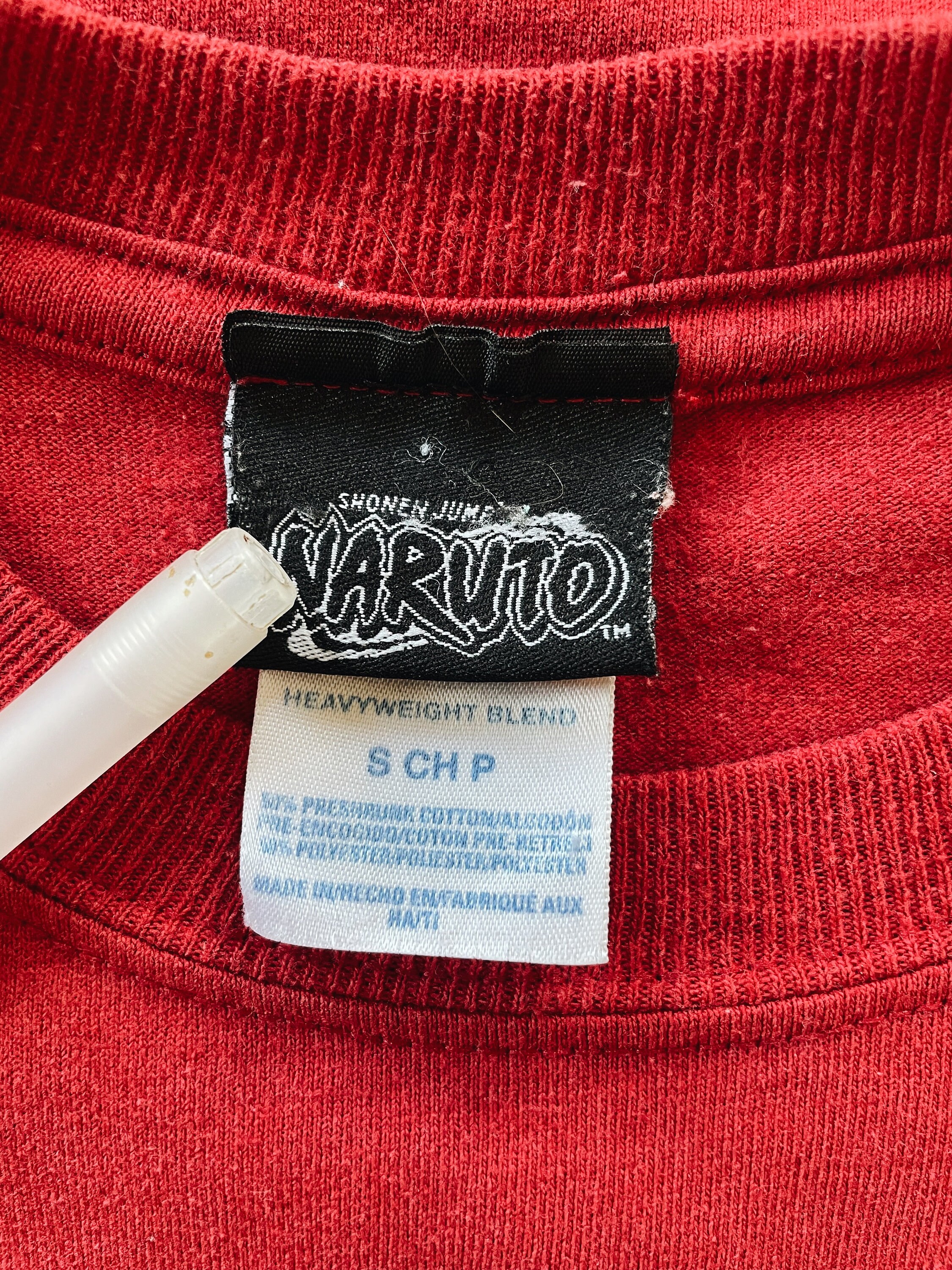 Vintage 2002 Naruto Licensed T-shirt Red - Etsy