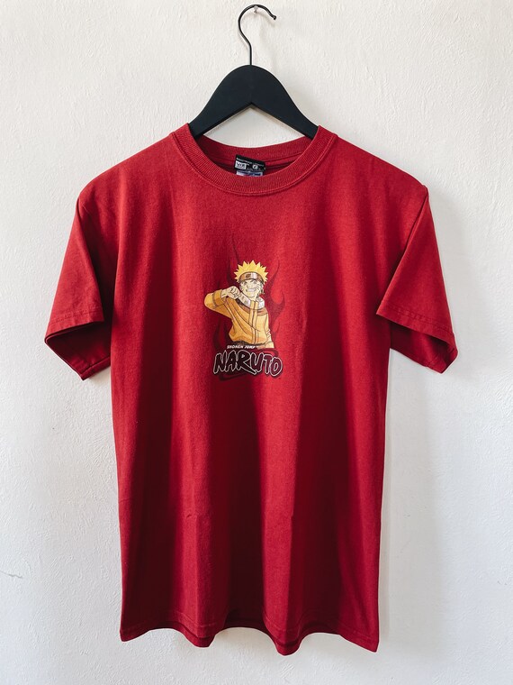 Vintage 2002 Naruto Licensed T-shirt Red - Etsy Vintage 2002 Naruto Licensed T-shirt Red - Etsy