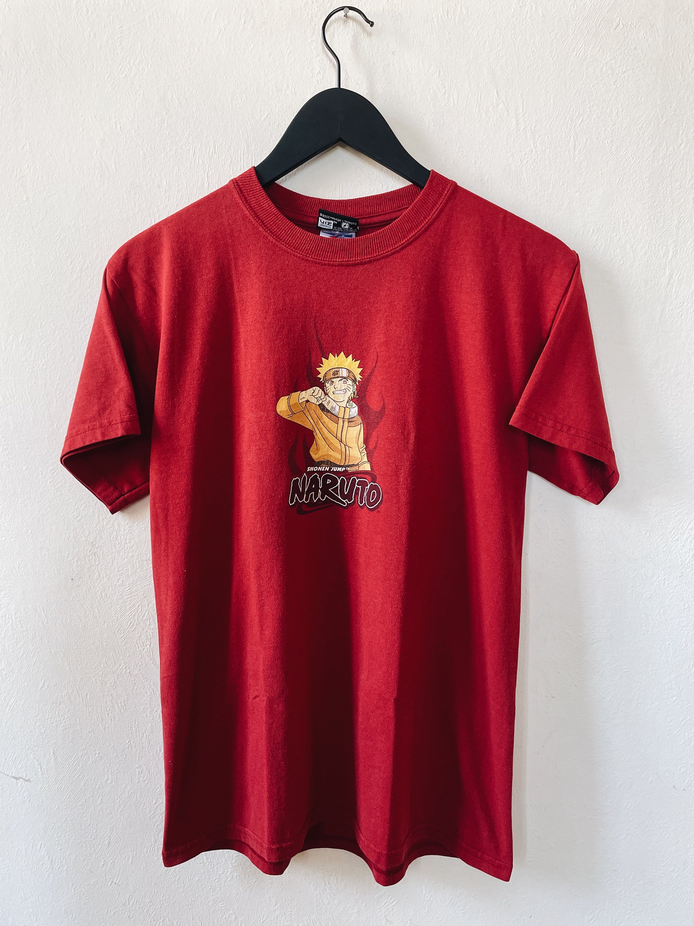 Vintage 2002 Naruto Licensed T-shirt Red - Etsy