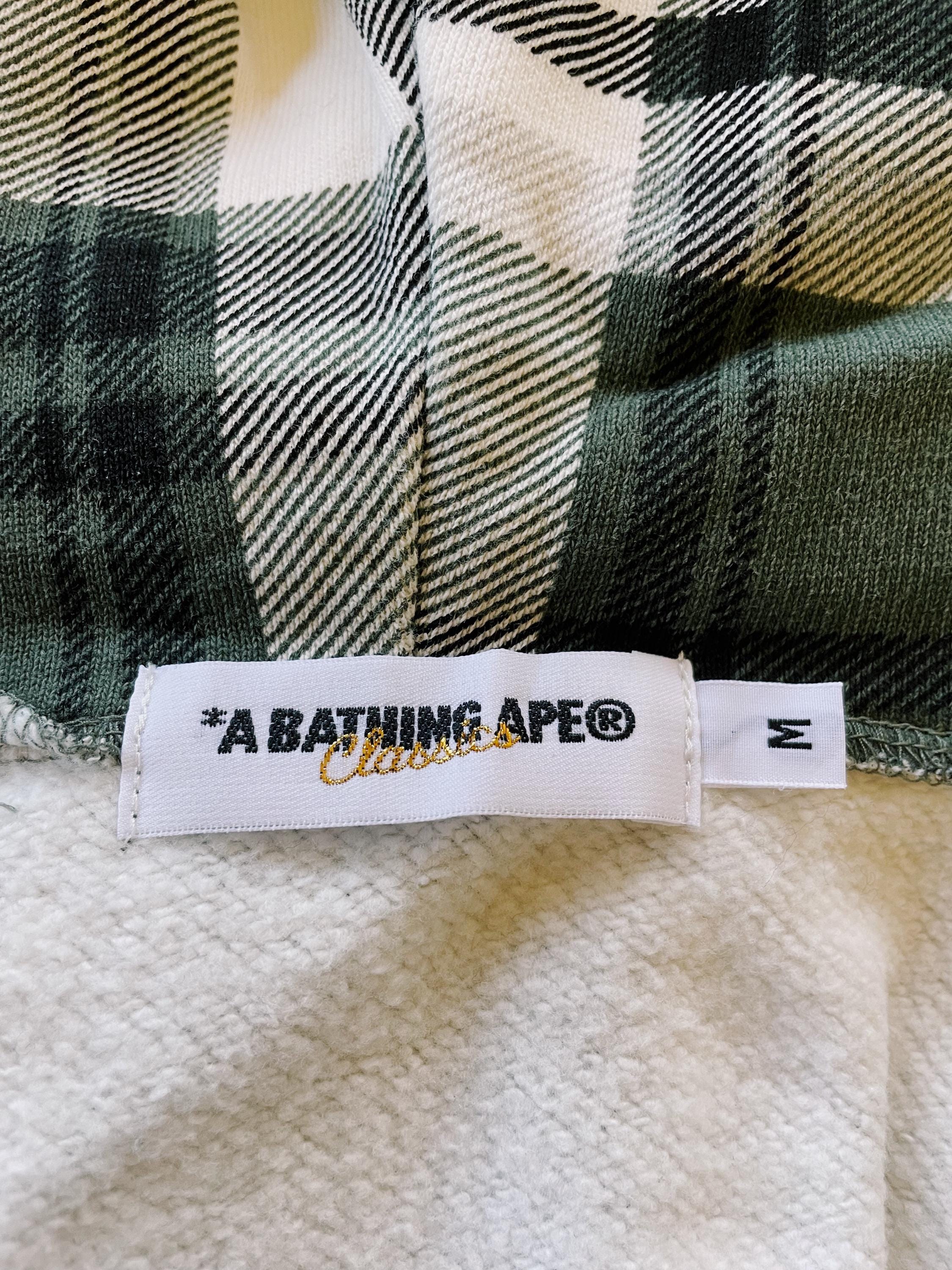 Vintage Y2K Bape A Bathing Ape Kyoto Limited Check Plaid